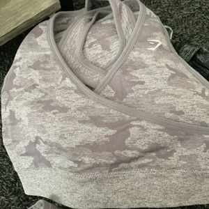 Gymshark camo sports bra